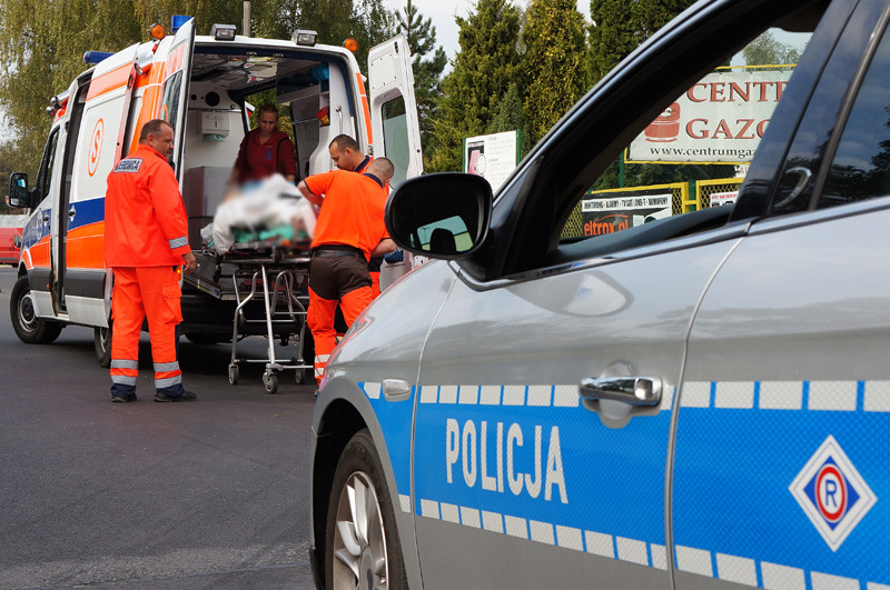 Elbląg, Zagonowa: potrącenie rowerzystki