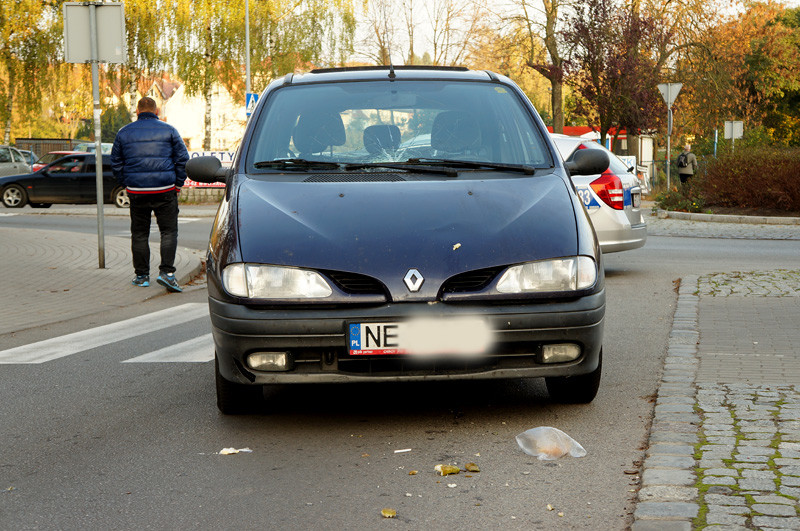 Elbląg, Potrącenie na pasach