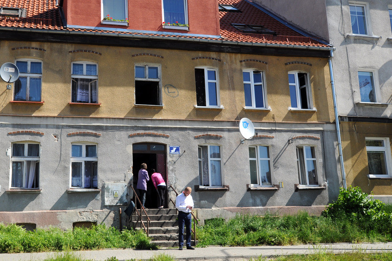 Elbląg, Do pożaru doszło dziś rano w jednym  z mieszkań przy ul. Brzozowej