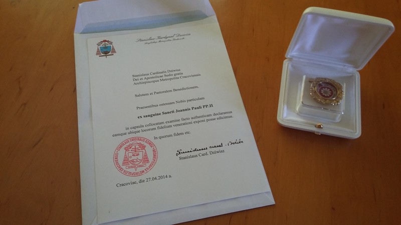 Elbląg, Krew świętego bliżej chorych