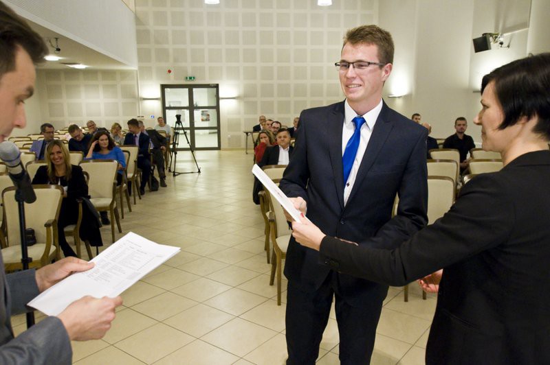 Elbląg, Michał Skorupa był na stażu dziennikarskim