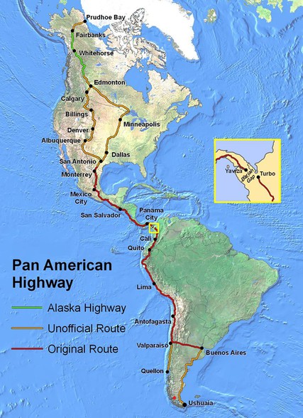 Elbląg, Tak przebiega trasa Pan American Elbląg, Tak przebiega trasa Pan American