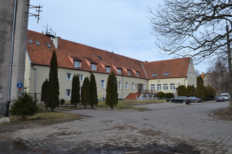 Elbląg, Ten budynek przy ul. Szańcowej był schroniskiem, potem hotelem, teraz są tutaj mieszkania Elbląg, Ten budynek przy ul. Szańcowej był schroniskiem, potem hotelem, teraz są tutaj mieszkania