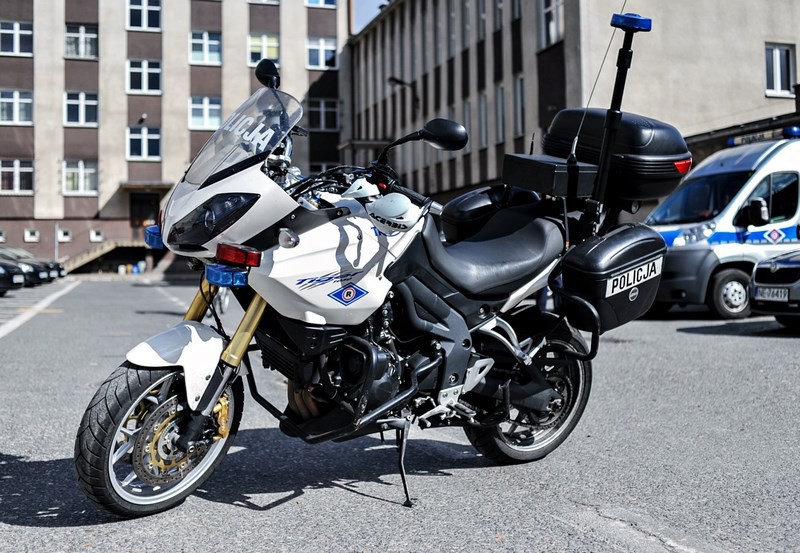 Elbląg, W służbie są dwa motocykle Triumph Tiger Elbląg, W służbie są dwa motocykle Triumph Tiger