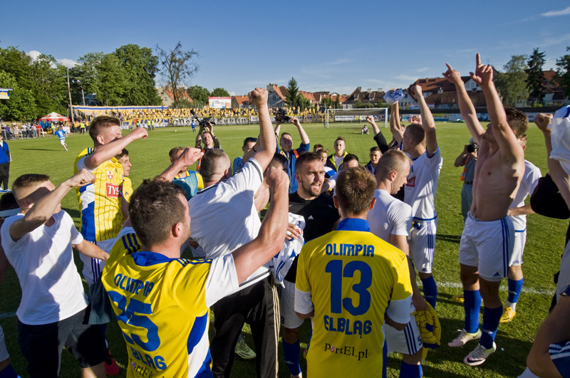 Elbląg, Druga liga, druga liga - Olimpia!