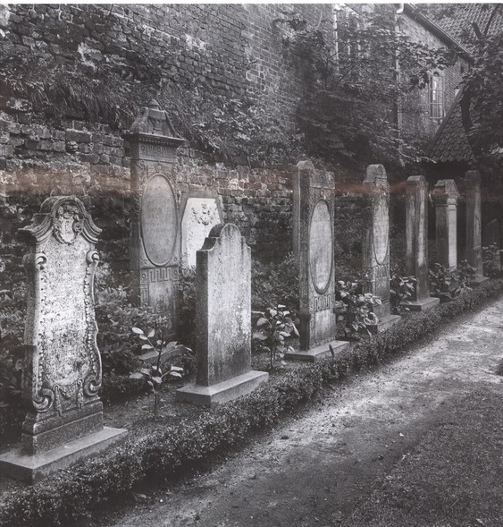 Elbląg, Fragment lapidarium w przedwojennym muzeum