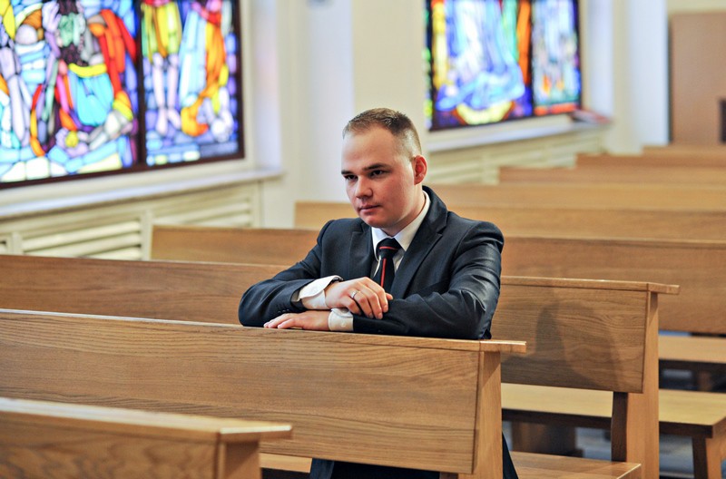 Elbląg, 25-letni Emil Marosz rozpoczyna pierwszy rok nauki w elbląskim seminarium