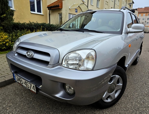 Elbląg HYUNDAY SANTA FE 4X4 2.4Gaz Sekwencja 145km Dobra&nbsp; Wersja Wyposażenia 2006Rok-Elektryczne Szyby Abs Radio