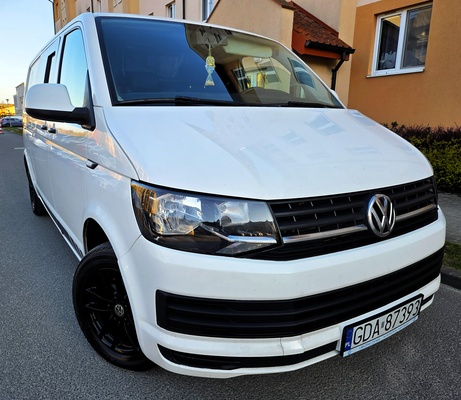 Elbląg Volkswagen Transporter T6&nbsp; 2,0TDI 102Km 2015Rok 3-Osobowy Jeden Własciciel-Abs&nbsp; Sprawna Klimatyzacja