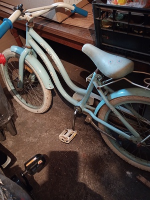 Elbląg Oddam za 10 zł (do skarbonki dziecka) rower 20'. Długo stał nieużywany i wymaga dużego odświeżenia.