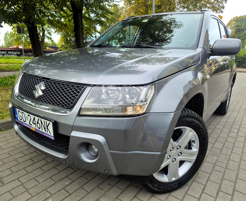 Elbląg Suzuki Grand Vitara 2,0Gaz 140Km 2006Rok Napęd 4X4 Hak Gaz Sekwencja-Elektryczne Szyby Abs Radio Sprawna