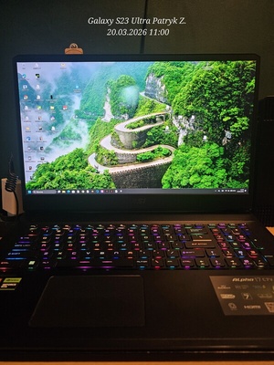 Elbląg Witam na sprzedaż wystawiam swojego Laptopa do Gier stan uważam za bardzo dobry:
MSI Alpha 17 C7VF