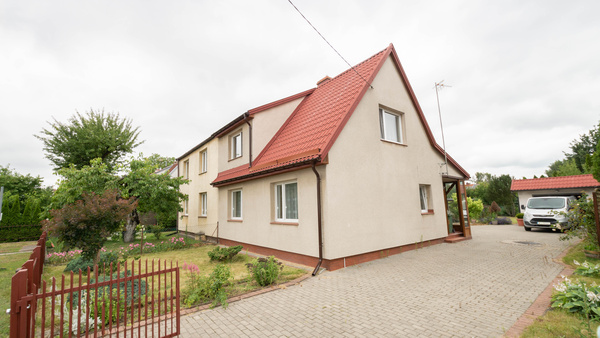 Elbląg * * * ABC NIERUCHOMOŚCI * * *NOWA CENA! DOM JEDNORODZINNY W ZABUDOWIE BLIŹNIACZEJpow. 85 m2 na działce 717