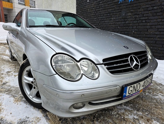 Elbląg Mercedes CLK 1,8Kompresor&nbsp; 164KM 2004Rok Bardzo Dobry Stan Techniczny Automatyczna Skrzynia-Klimatyzacja