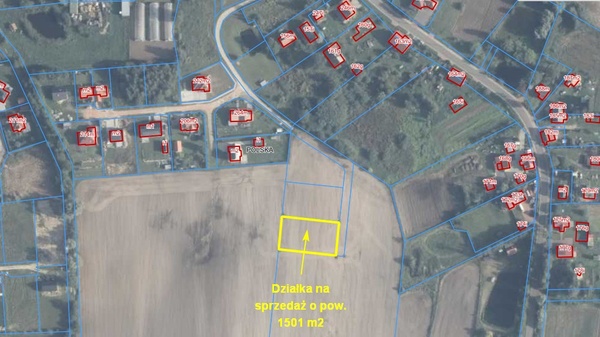 Elbląg * * * ABC NIERUCHOMOŚCI * * *NOWA CENA! DZIAŁKA BUDOWLANA W NIEDALEKIEJ ODLEGŁOŚCI OD ELBLĄGAo pow. 1 501