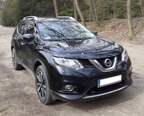 Elbląg Nissan X-trail 2017 r. T32 2,0 dCi 4WD M/T tekna kolor czarny metalik