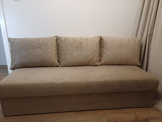 Elbląg SPRZEDAM NOWĄ KANAPĘ, długość 190 cm, powierzchnia spania 140 cm,