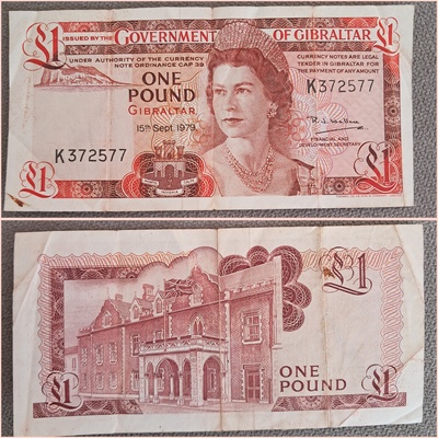 Elbląg Banknot 1 Funt Gibraltar 1979 – Królowa Elżbieta II (Rzadki)
Na sprzedaż oryginalny, historyczny banknot