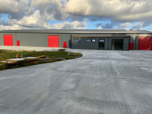 Elbląg WYNAJMĘ NOWĄ HALĘ MAGAZYNOWĄ o powierzchni 1440 m2 na działce o powierzchni 5000 m 2