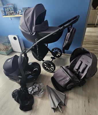 Elbląg Sprzedam wózek 3w1 anex z fotelikiem cybex  
Wózek z lekkimi śladami użytkowania tylko na ramie widoczne na 2