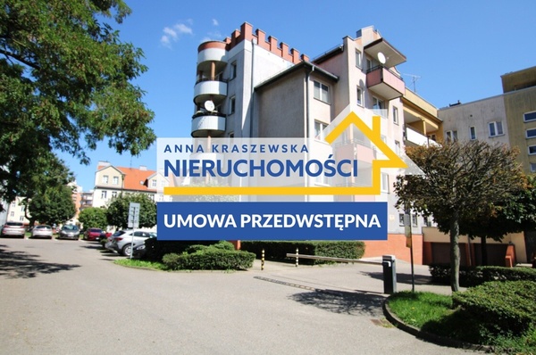 Elbląg NIERUCHOMOŚCI ANNA KRASZEWSKA Mieszkanie dwupoziomowe w centrum, budynek z 2001 roku ul. Bałuckiego