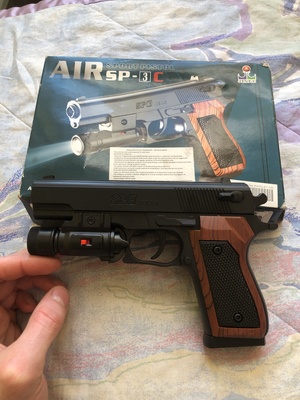 Elbląg Na sprzedaż wystawiam pistolet zabawkowy/plastikowy AIR Sport Pistol (SP-3 C). Z zabawki przyjemnie się
