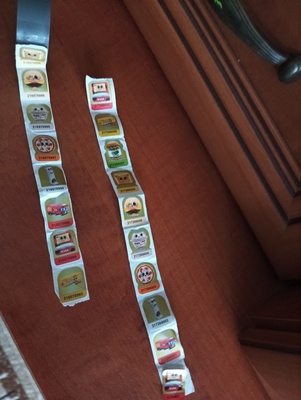 Elbląg Witam mam 18 naklejek zamienię za 2 paczki chipsów lejsy framage 200 gram