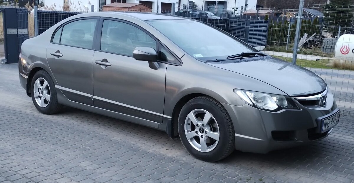 Elbląg 🚗 Honda Civic 1.8 140KM, 2006/2007 &ndash; Zadbana, oszczędna, garażowana! 🚗Silnik suchy,