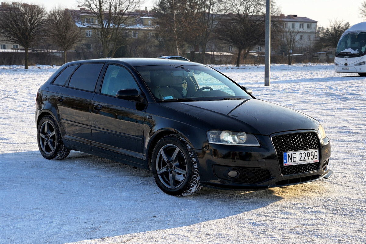 Elbląg Audi a3 8p 2.0 TFSI 200KM 2005 prywatnie Sportback 5 drzwi