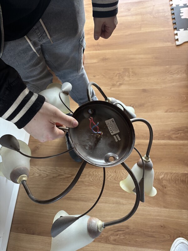 Elbląg sprzedam żyrandol