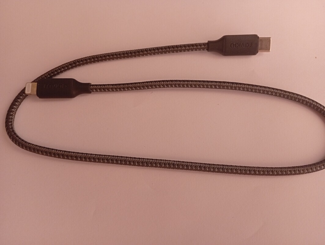 Elbląg sprzedam   kabel   RAVIAD Kabel USB C na Lightning 0,5 m [certyfikat MFi] kabel iPhone USB typu C, nylonowy,