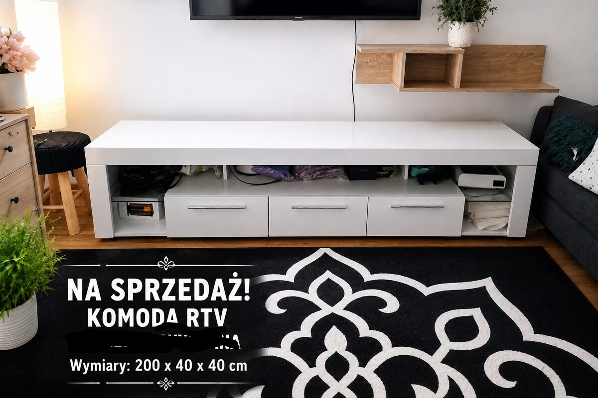 Elbląg Sprzedam komode RTV 200/45/45 Tylko za 70zl