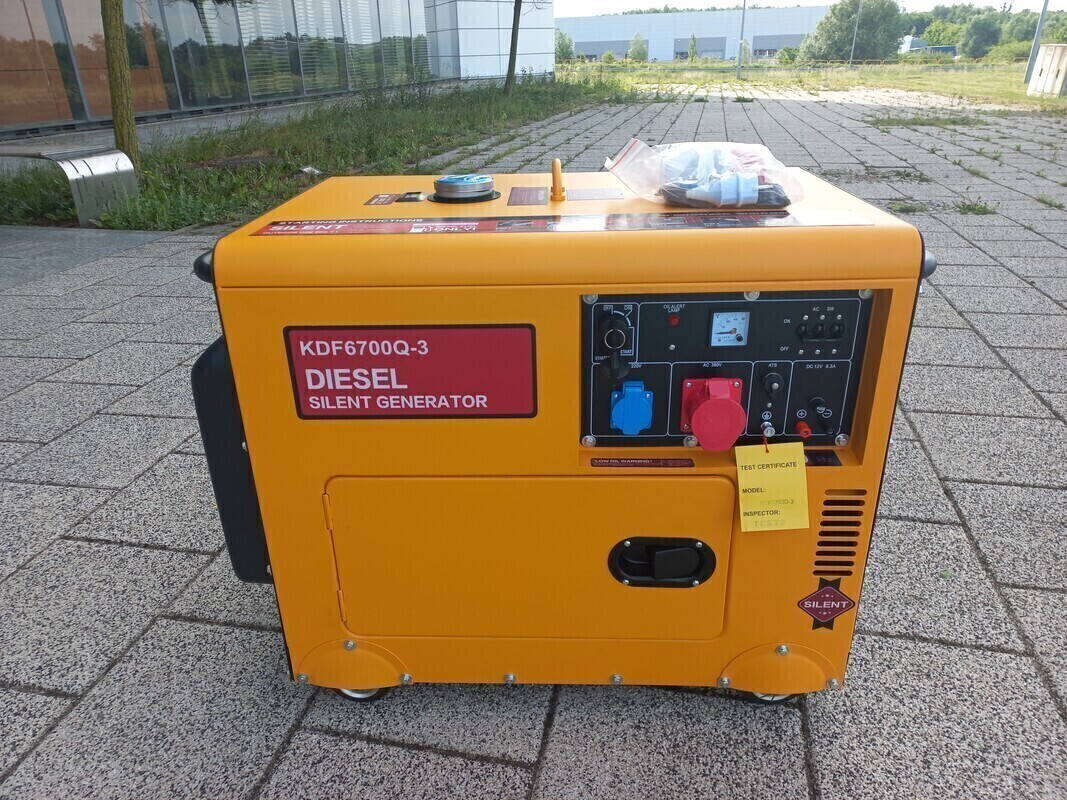 Elbląg Sprzedam agregat prądotwórczy 3fazowy, ekonomiczny, diesel, 5 kW.3 x 400 V