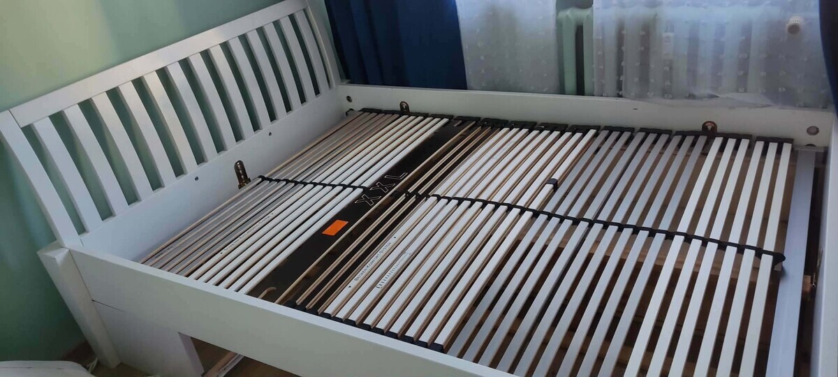 Elbląg Sprzedam łóżko wraz z materacem 140/200