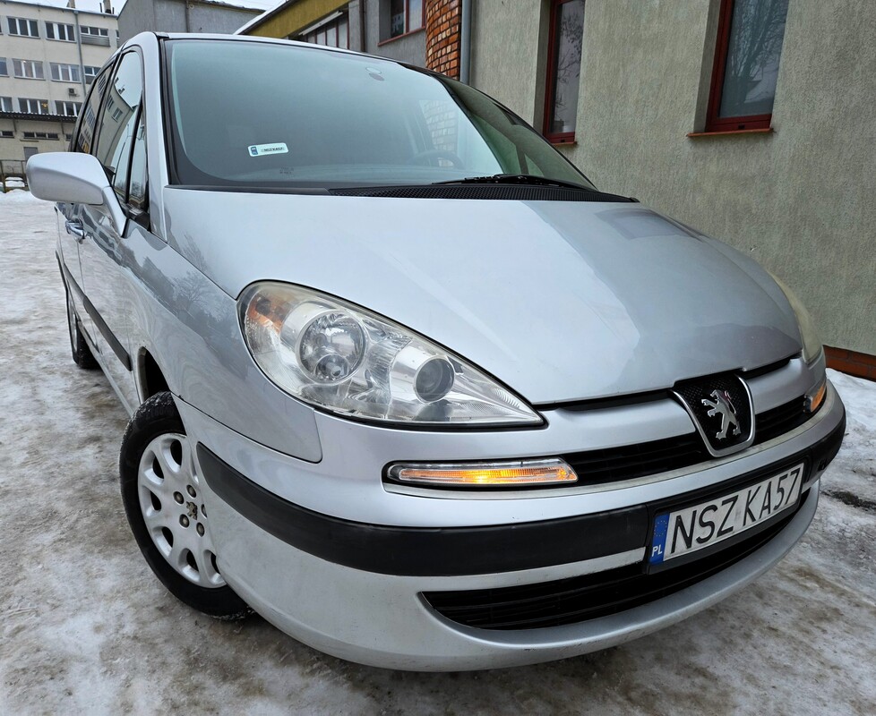 Elbląg Peugeot 807 2,0HDI 110KM 7-Mio Osobowy Bardzo Dobry Stan Rodzinny-Fotele z Stoliczkami Hak&nbsp; -2XPrzesuwne