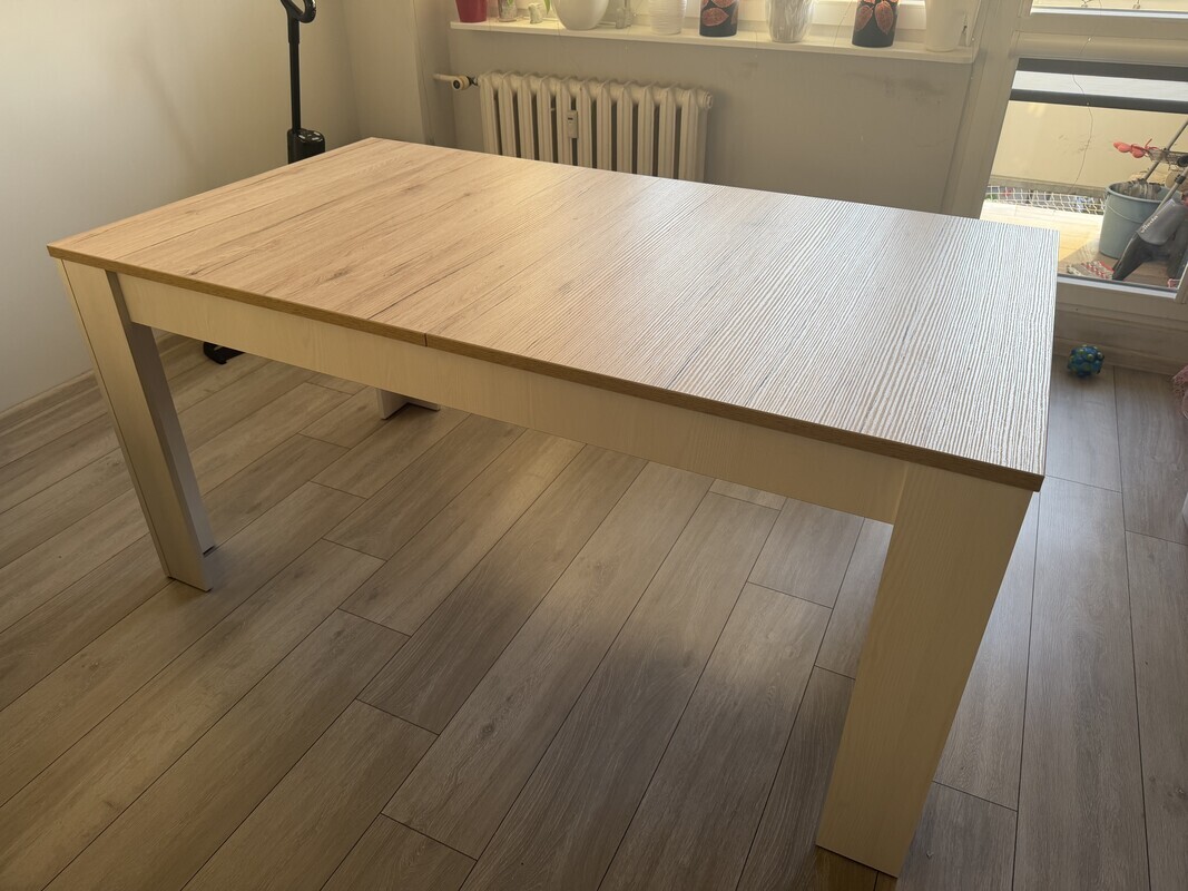 Elbląg Sprzedam nowy stół rozkładany o wymiarach 160-200x 90