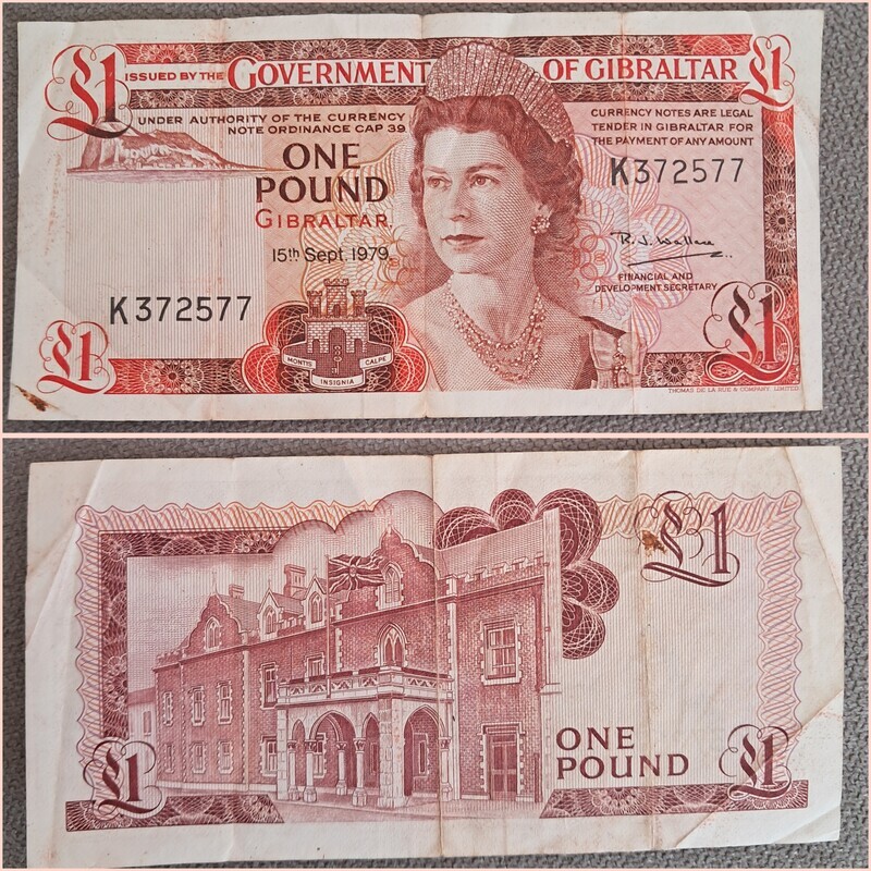 Elbląg Banknot 1 Funt Gibraltar 1979 – Królowa Elżbieta II (Rzadki)
Na sprzedaż oryginalny, historyczny banknot