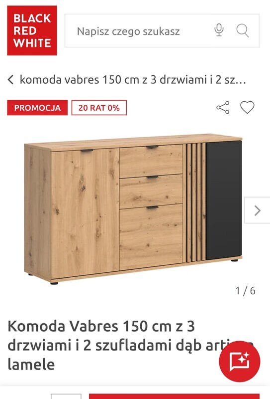 Elbląg Sprzedam komodę używana