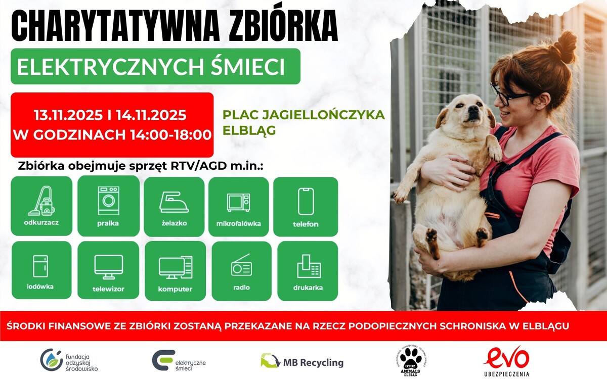 Elbląg Zbiórka elektrosmieci