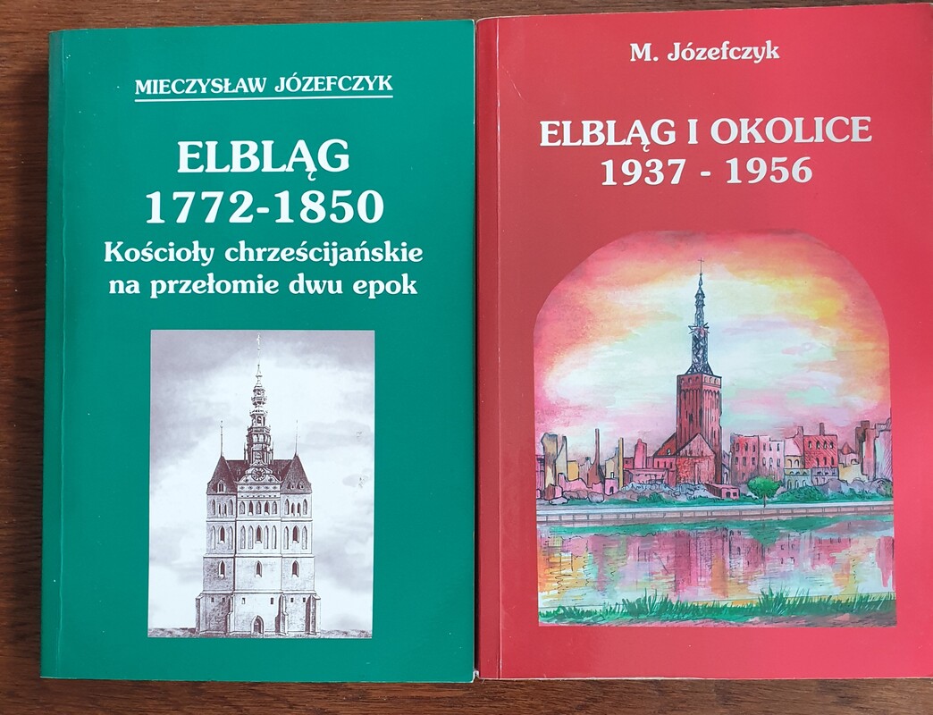 Elbląg Sprzedam książki o Elblągu autorstwa M. Józefczyka