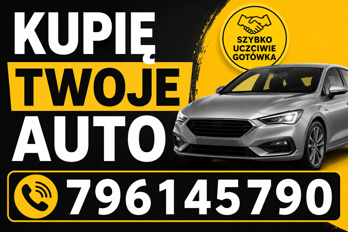 Elbląg Kupię twoje auto! Osobowe, dostawcze, motocykle. Dojazd do klienta! Auta sprawne, do poprawek, bez opłat,
