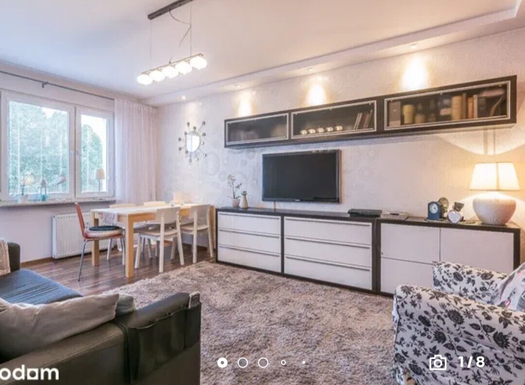 Elbląg Mieszkanie 2 pokoje 48m2 - os. Nad Jarem- II piętro - balkon- wszystkie okna od południa