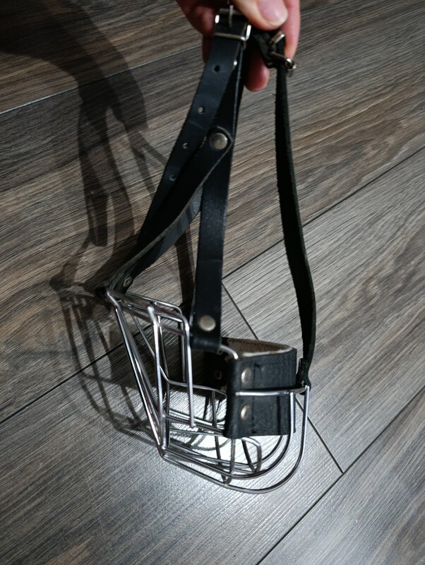 Elbląg Sprzedam kaganiec dla średniego psa. Stan bardzo dobry. Kontakt sms