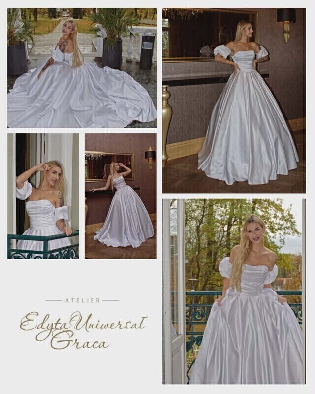 Elbląg Atelier Edyta Uniwersał-Graca ul. Hetmanska 3F/2 (Pasaż) Ciągła sprzedaż i szycie sukien ślubnych, wieczorowych,