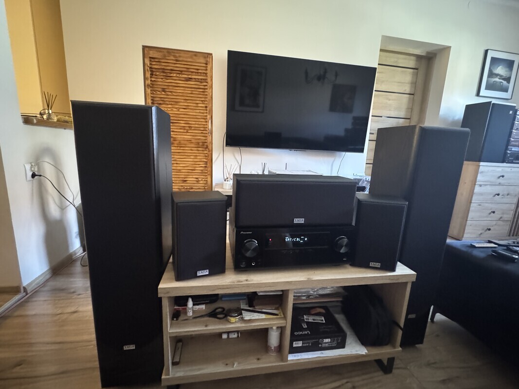 Elbląg Amplituner  5.1 Pioneer VSX-423 plus zestaw głośników Taga Harmony TAF-606