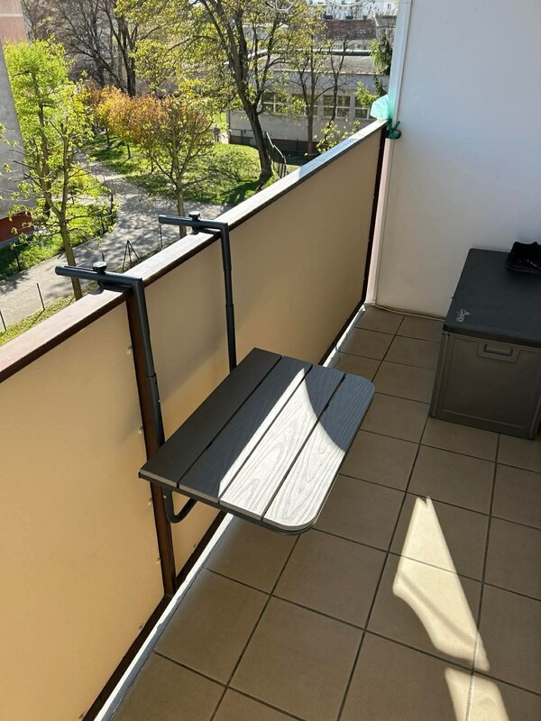 Elbląg STOLIK BALKONOWY SKŁADANY WISZĄCY STÓŁ NA BALKON TARAS REGULOWANA WYSOKOŚĆ. NOWY
więcej;