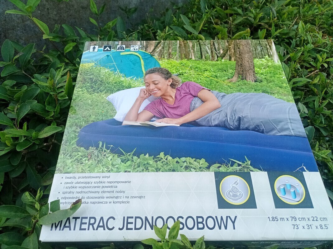 Elbląg Materac dmuchany jednoosobowy nowy nieotwarty zapraszam do kontaktu osoby zainteresowane