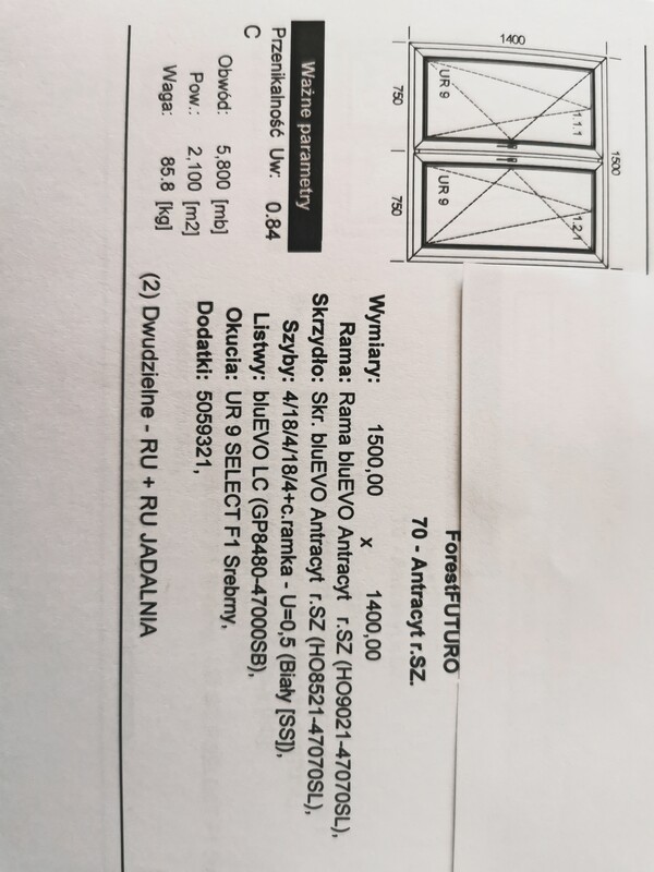 Elbląg Sprzedam nowe okno 1400x1500
TANIO