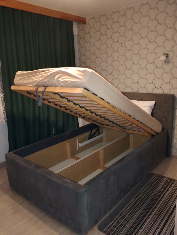 Elbląg łóżko 120x200 z pojemnikiem bez materaca