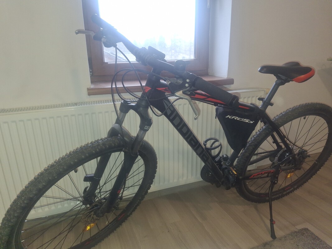 Elbląg Rower górski MTB INDIANA X-Pulser 2.9 M21męski Czarno-czerwony stan b. dobry. Do negocjacji.